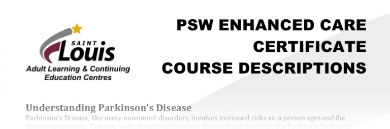 PSW Enhanced Care Certification « CLGW Admin