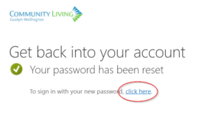 your password has been reset